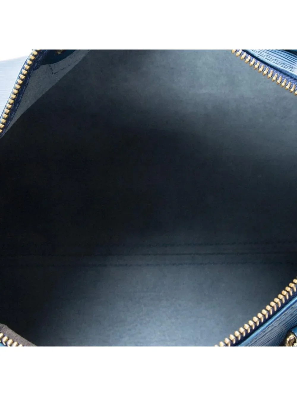 ★SOLD★ Louis Vuitton Speedy Blue Epi Handbag - Picture 9 of 10